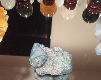 Aqua sparkling quartz *DYED/HEAT TREATED