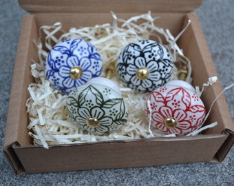 Shabby Chic Ceramic Door Knobs Various Colours