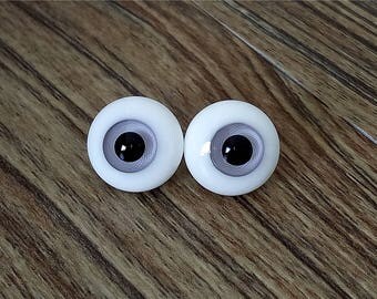 Hot Sale BJD High Quality Glass Doll Eyes 10mm Lt Gray Iris Crystal Toy Eyes