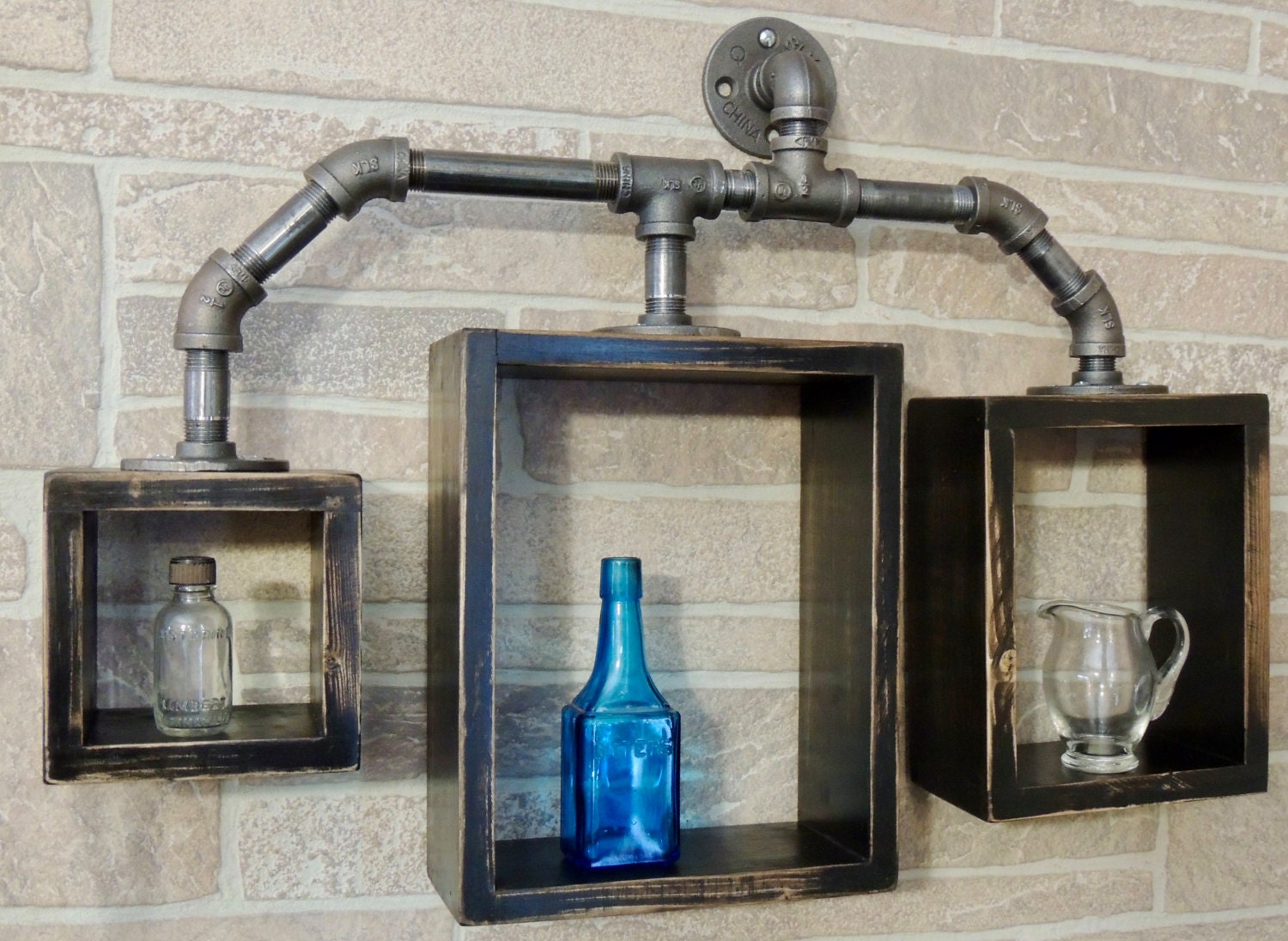 Box Pipe ShelvesSteampunk ShelvesIndustrial