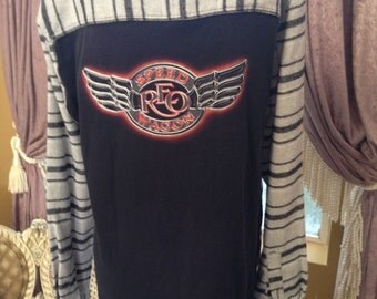 REO Speedwagon flannel band shirt