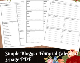 Editorial calendar | Etsy