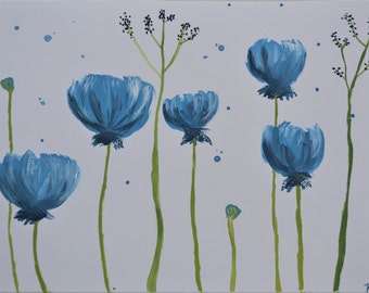 Blue Poppies
