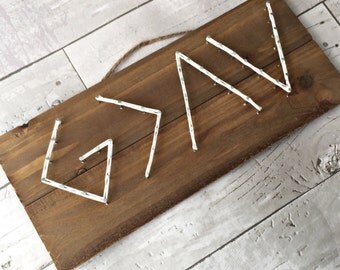 God Is Greater Than The Highs and Lows / God Is Greater Than The Highs And Lows Decor / String Art