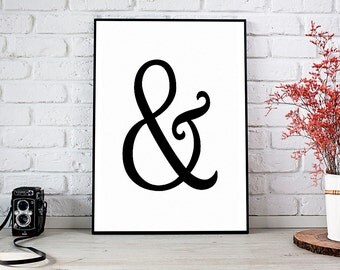 Ampersand Wall Decor ampersand decor | etsy Ampersand Wall Decor ampersand decor | etsy