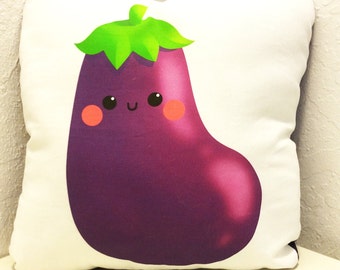 eggplant emoji pillow