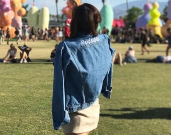 Custom Embroidered Denim Jacket