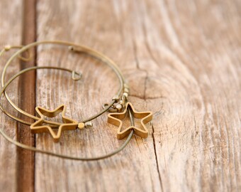Tiny STAR bracelet, wish bracelet, bronze bracelet, friendship bracelet, Simple Bracelet, Indian bracelet, Simple and modern bracelet