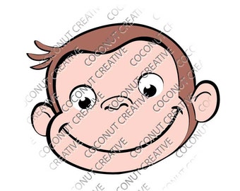 Curious George svg dfx jpg jpeg eps layered cut cutting files cricut silhouette die cut decal vinyl