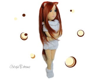 Crochet pattern "Fox girl"
