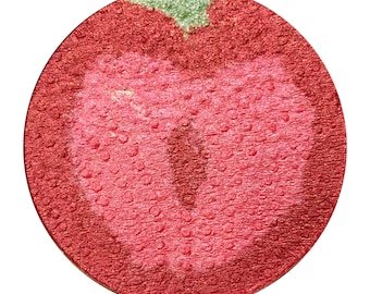 Fruity Strawberry - Fruit Highlighter shaped as an Strawberry slice. Pink highlighter blush.