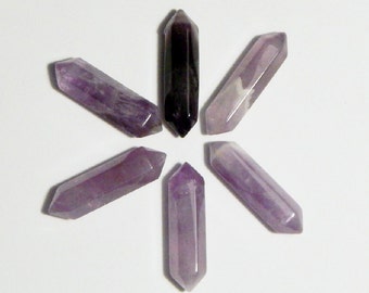 Amethyst Pendant, Amethyst Point, Amethyst Crystal, Crystal Pendant, Crystal Point, Healing Crystal, Amethyst, Double Terminated, Crystals