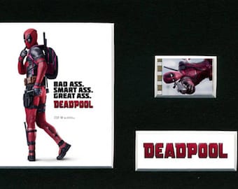 Deadpool Replica Mounted 35mm Film Cell Display Ver A