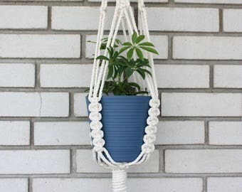 100% cotton macramé planter
