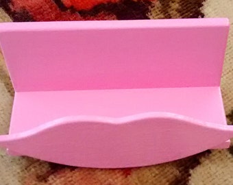 Wood Business Card Holder, Lips Business Card Holder, Office Accessories, Desk Accessories