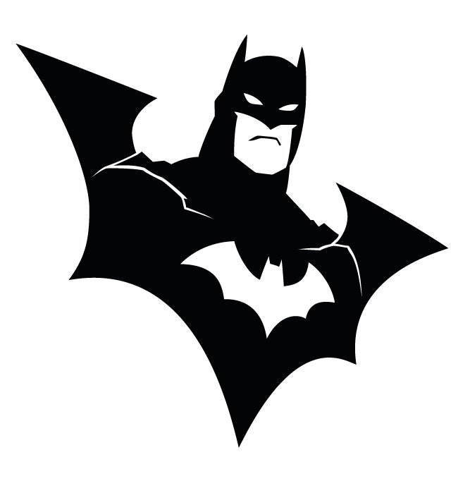 Batman svg Batman clipart Batman sign silhouette file