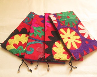 Uzbek hand embroidery wallet,Handmade wallet,Suzani wallet