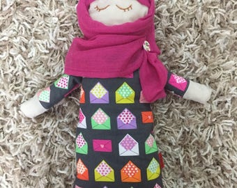 Hijab, doll, islamic, muslim, hijabi, gift, eid, ramadan 37cm