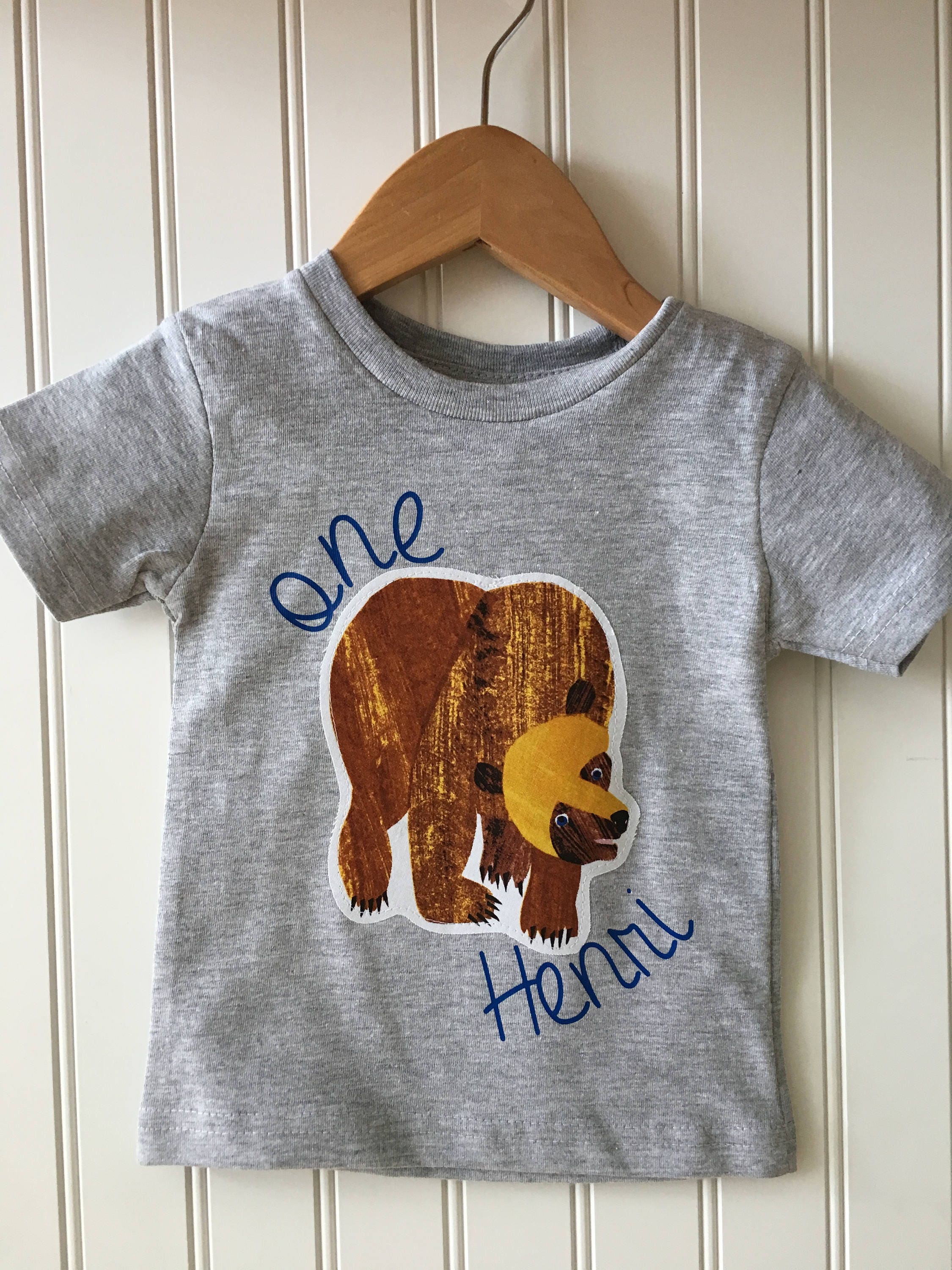 brown bear brown bear birthday shirt