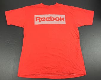 reebok vintage sweatshirt mens orange