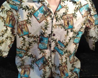 Vintage Mens XL Hawaiian Shirt