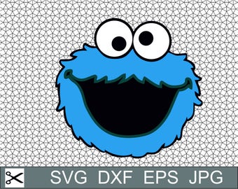 Download Cookie monster svg | Etsy