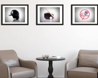 new york yankees 3 wall art prints new york yankees sports wall art - New York Yankees Bedroom Decor new york yankees 3 wall art prints new york yankees sports wall art - New York Yankees Bedroom Decor