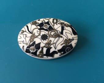 Vintage boating theme brooch