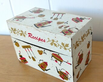 vintage Ohio Art recipe box