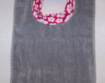 Towel Bib by PETUNIAS - absorbent washable dryable knit baby toddler gift