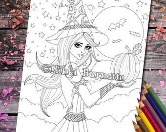 Fantasy Fairy Witch and Mermaid Art by Nikki Burnette by aurella27