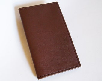 metallic leather checkbook covers