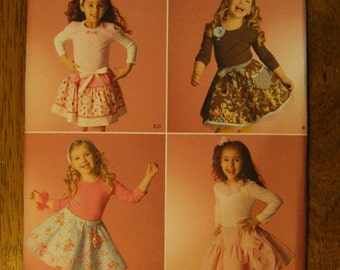 Simplicity Pattern - Girls Skirt, Slips, ACCESSORIES - No. 2356