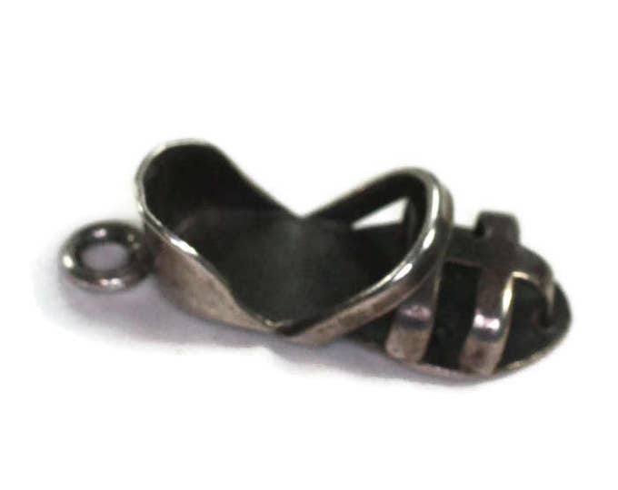 Sterling Mexican Huarache Sandal Charm Vintage