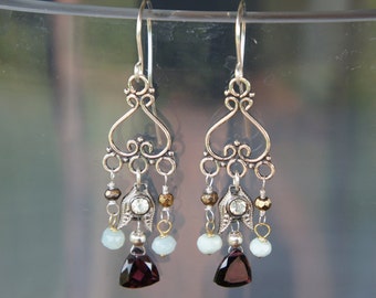 Chandelier Antique Assemblage Earrings