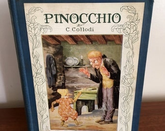 Pinocchio book | Etsy