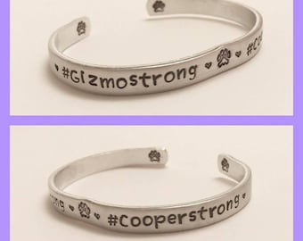 Gizmo and Cooper Bracelet, #Gizmostrong, #Cooperstrong, Gizmo's Frens,