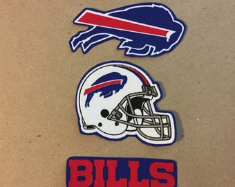 Buffalo Bills iron on applique Trio