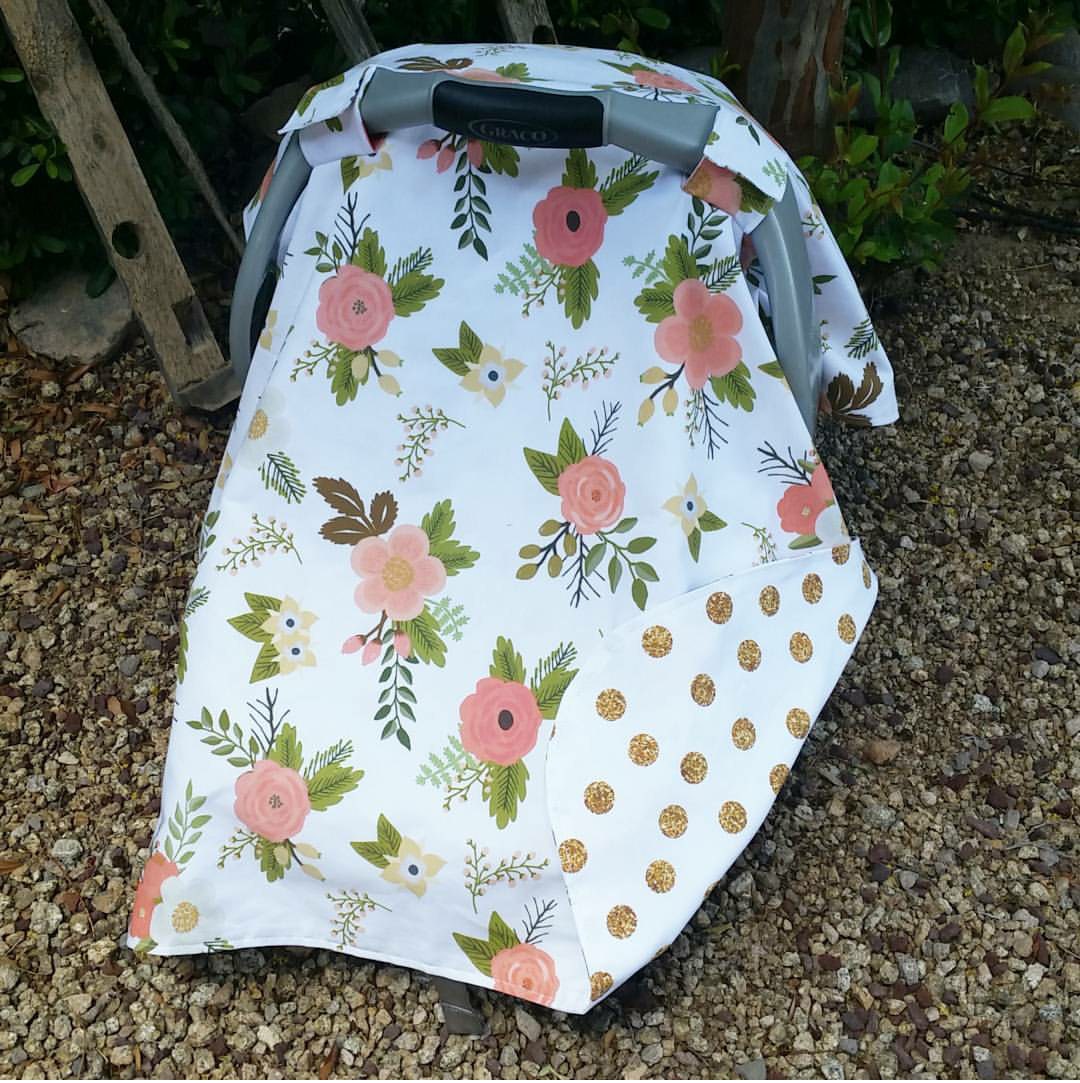 Baby Car Seat Cover Baby Car Seat Canopy Floral Car Seat