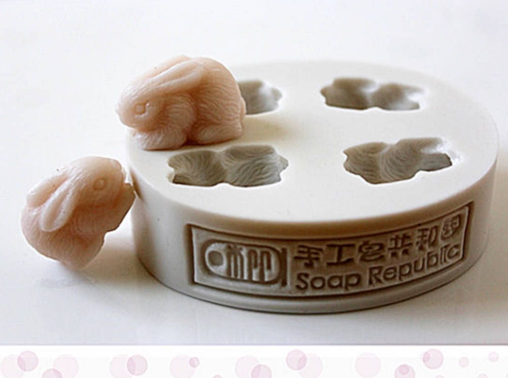 SoapRepublic Mini Bunny / 4 in 1 / Silicone Soap Mold