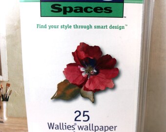 Wallies, Wallpaper Floral cut-outs craft supplies room decor