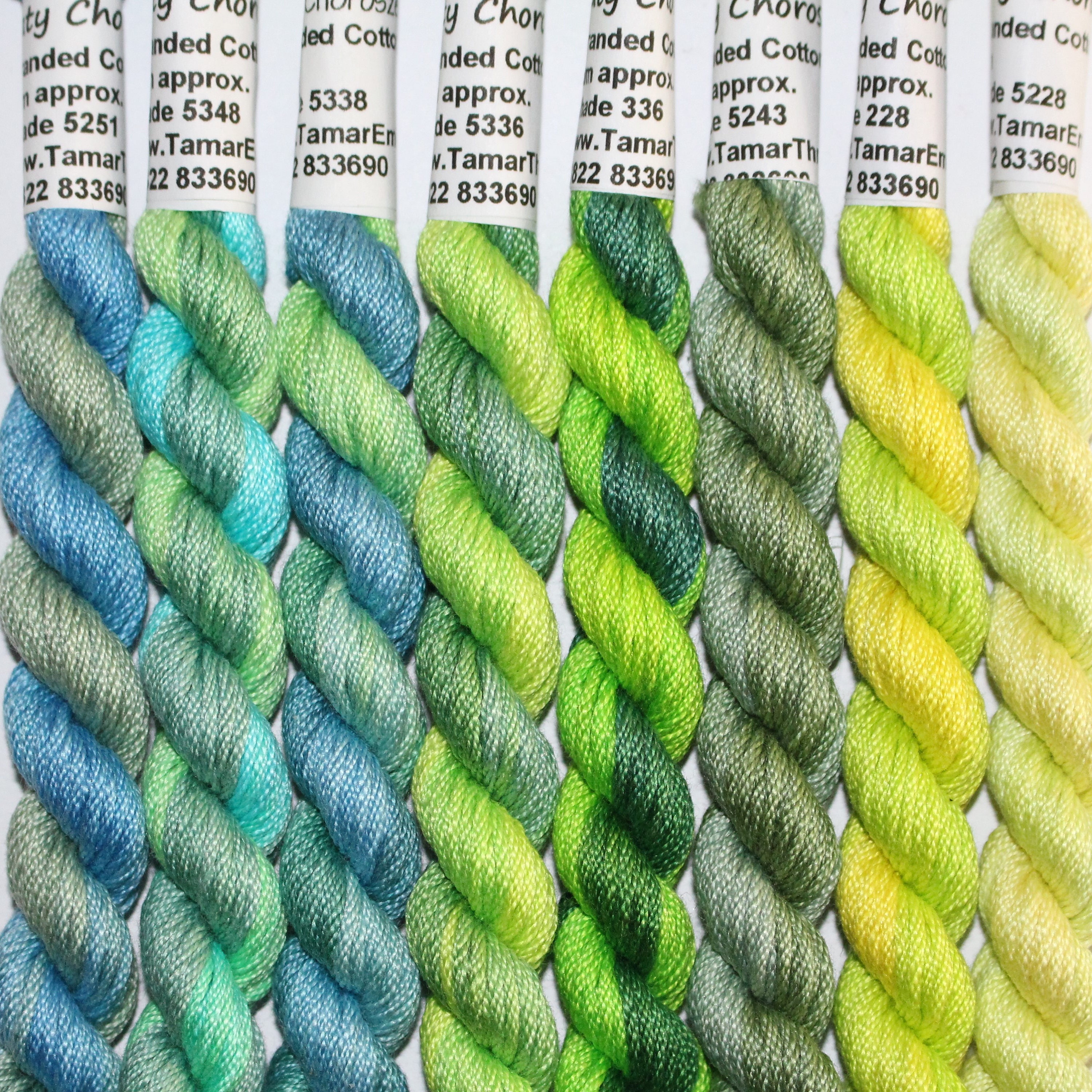 Hand Dyed Embroidery Floss Stranded Cotton Thread