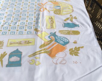 63" x 54" California Handprints Tablecloth