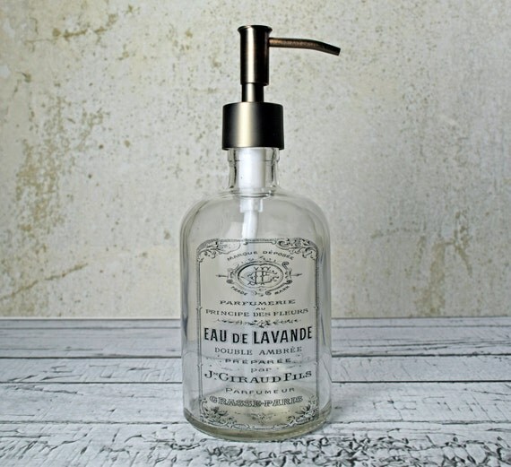 Hand Soap Dispensers French Country Kitchen Decor by OneBurchWay