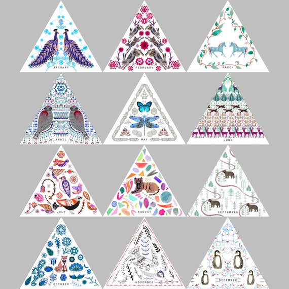 2017 Triangle Wall Calendar