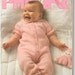 1980s - Phildar Mailles Number 83 Vintage Knitting Crochet Patterns Baby Infant Boy Girl Blanket Coverall Wrap Top Crawler Pants Bib Booties