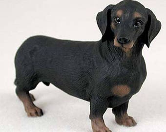 Custom Painted Dachshund Dog Figurine