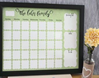 Framed Wall Calendar framed wall calendar | etsy Framed Wall Calendar framed wall calendar | etsy