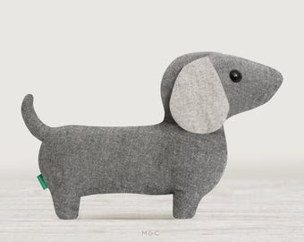 Darby + Dot™ - Grey Herringbone Plush - Standard