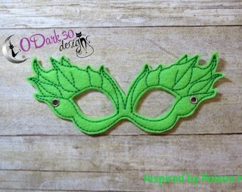 Poison Ivy Inspired Childrens Dress Up Mask